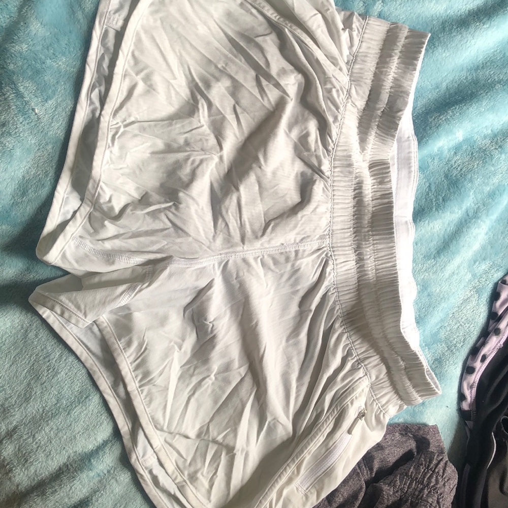 White Lululemon shorts! Size 12